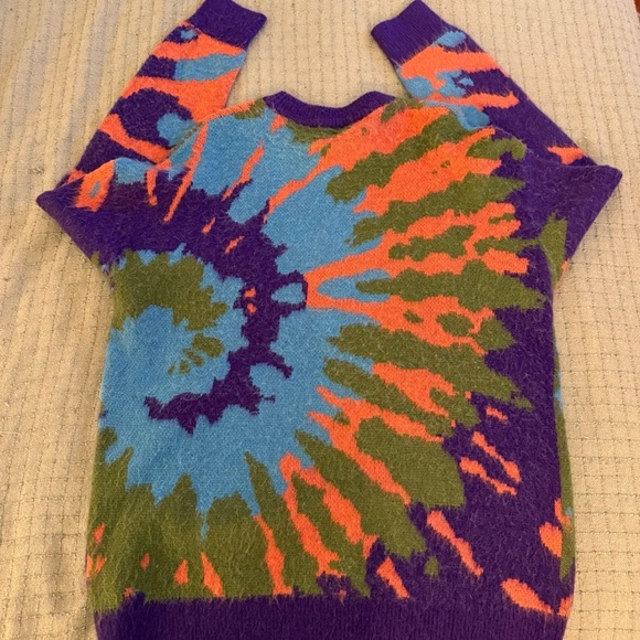 Zara Multicolor Tie-Dye Crewneck Sweater - Picture 3 of 3